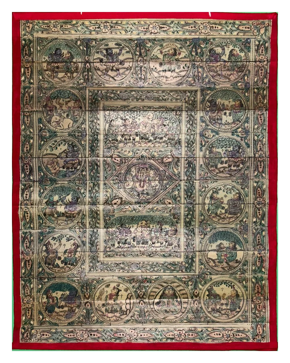 Ganesha in the Diamond - Talapatra-style artwork