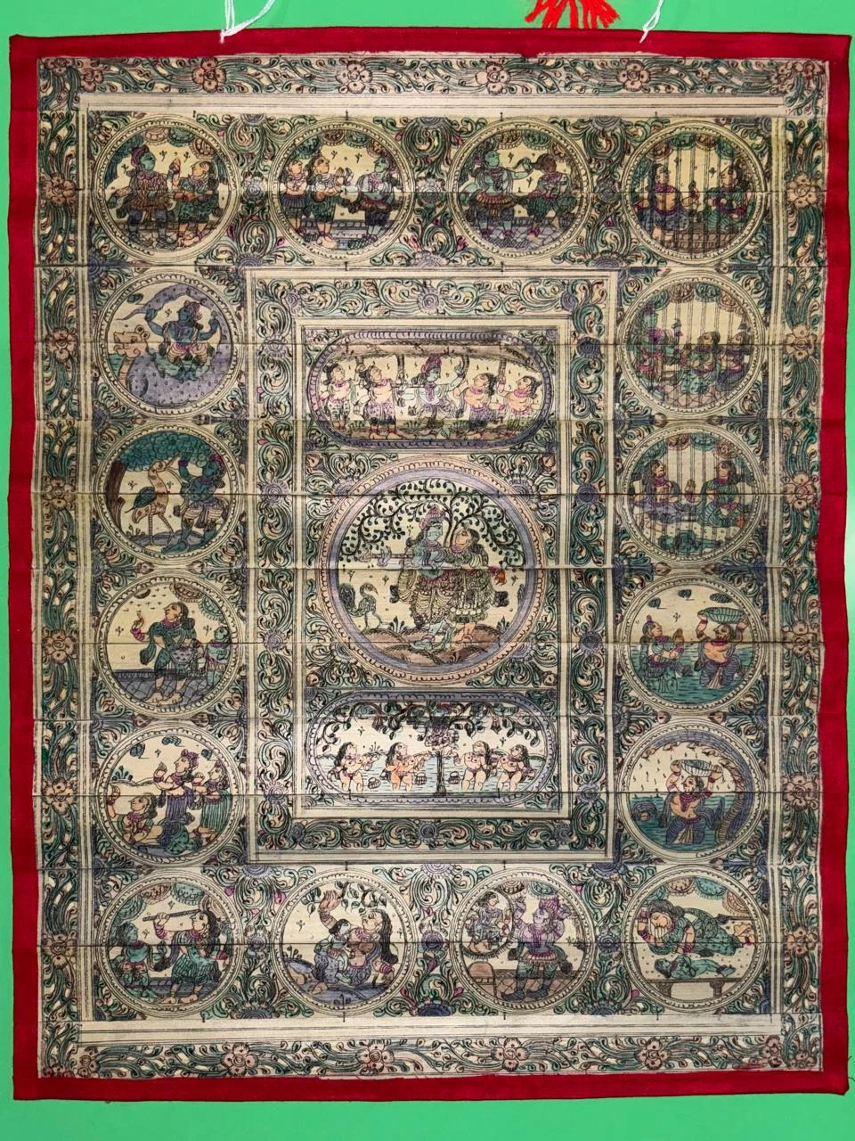 Supplied photograph 1 of Krishna in the Forest Roundel