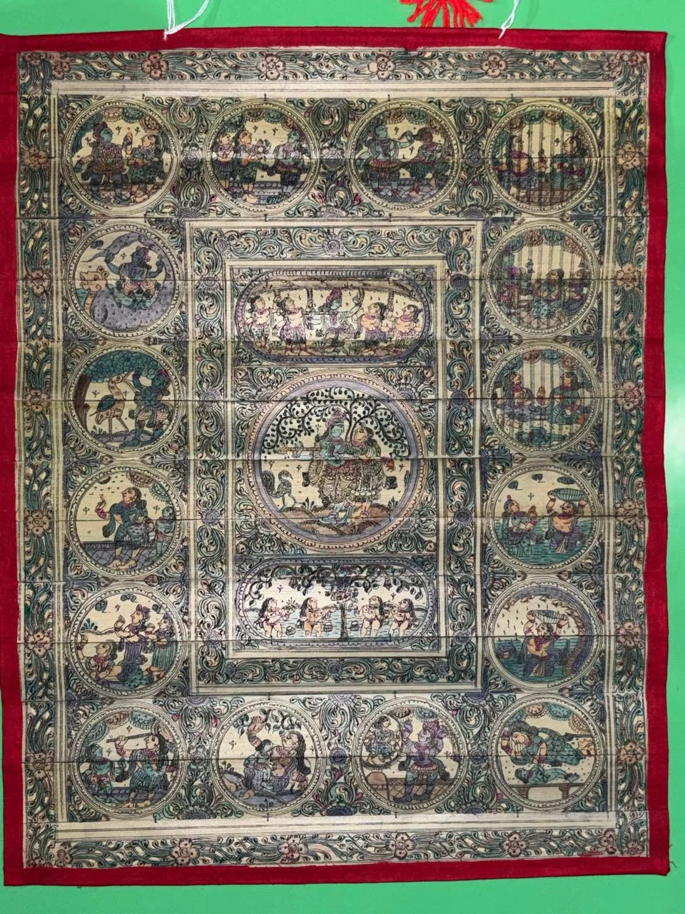 Supplied photograph 3 of Krishna in the Forest Roundel