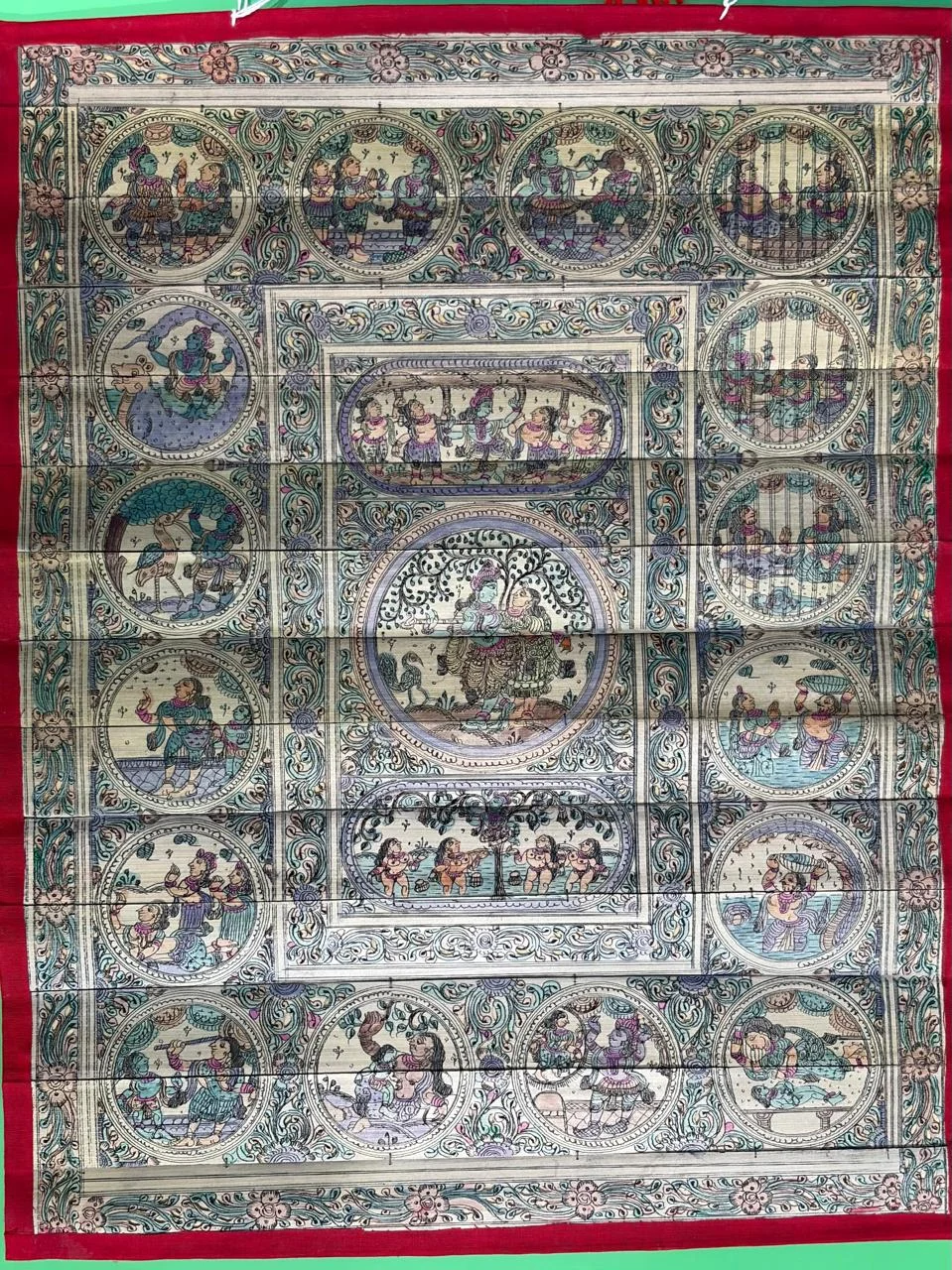 Supplied photograph 2 of Krishna in the Forest Roundel