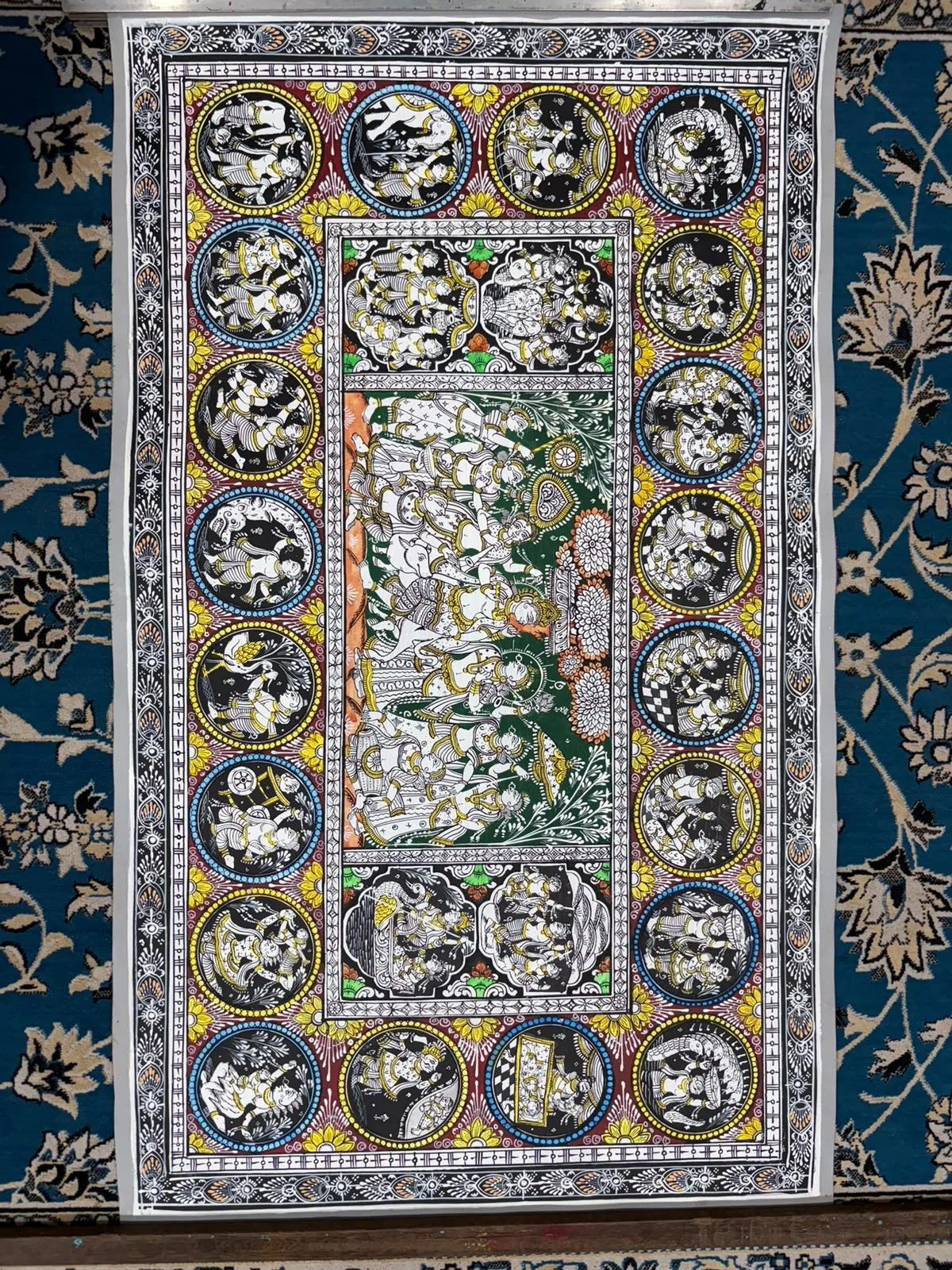 Supplied photograph 1 of Krishna and Companions - Ivory Panorama