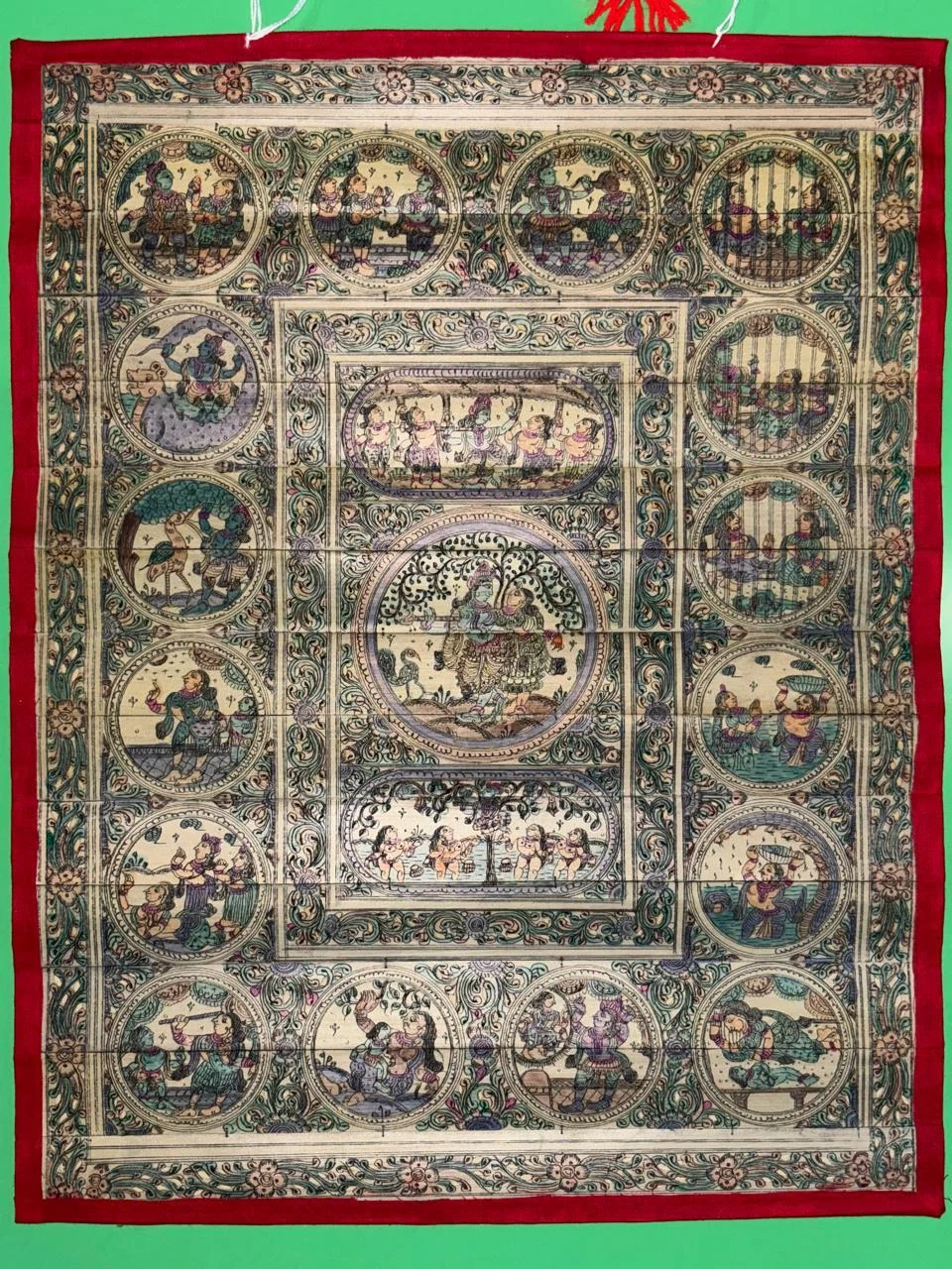 Supplied photograph 6 of Krishna in the Forest Roundel